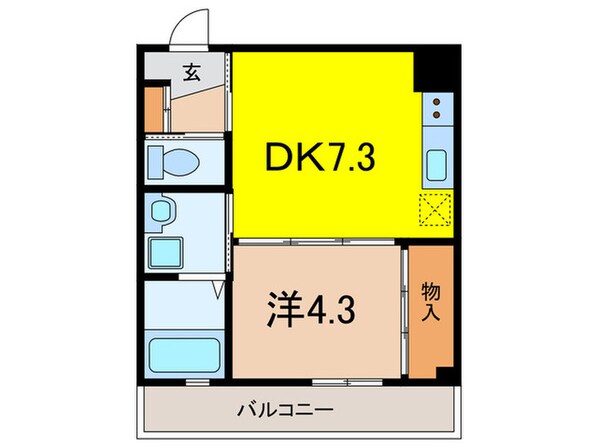 エンベロップ宝塚の物件間取画像